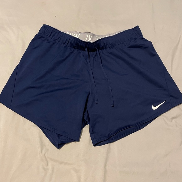 Nike Shorts Womens Navy Blue Nike Athletic Shorts Poshmark